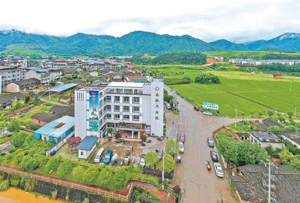 沙县区总医院高桥分院航拍图